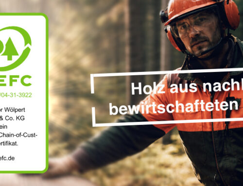 Zertifiziert nachhaltiges Holz